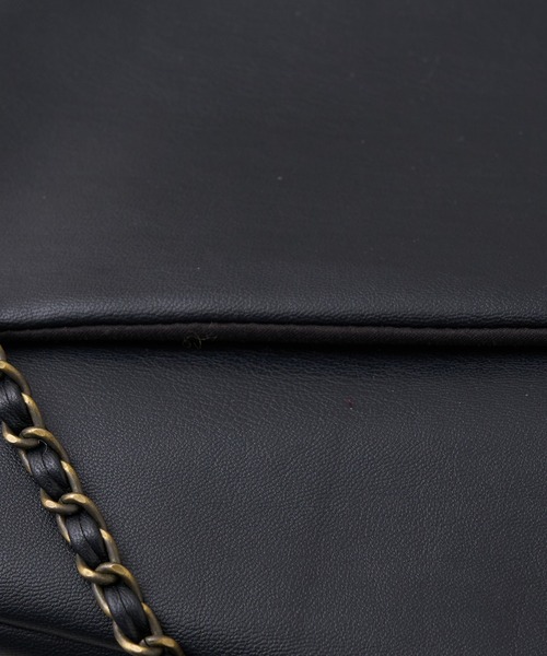 CIAOPANIC TYPY（チャオパニックティピー）の「ミラーチャーム付きアソート素材フラップチェーンBAG（ショルダーバッグ・レディース・アイボリー/ブラック/サックスブルー/ブラウン・ONE SIZE）」の20枚目の写真
