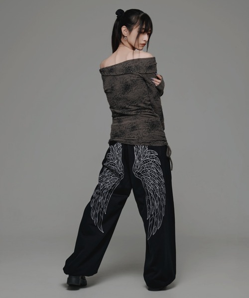 .KOM(ドットコム)の「『.KOM/ドットケーオーエム』デザインロングスリーブ【GC】(Tシャツ/カットソー・レディース・ホワイト/ブラック/グレー・FREE)」の9枚目の写真