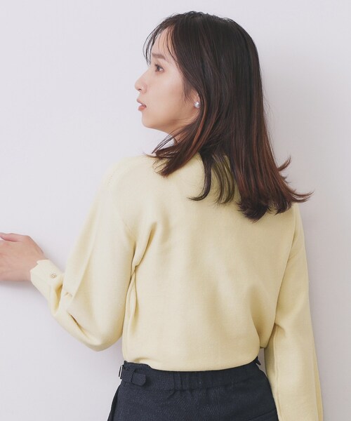 セール】ラメガーター編みボートネックニット【洗濯機OK】《8col/XS