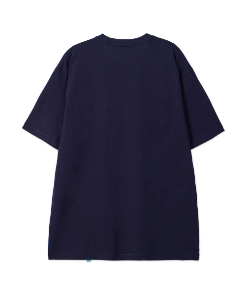 ASTRAL PROJECTION（アストラルプロジェクション）の「コットンルーズフィット半袖Tシャツ_スペースネイビー（Tシャツ/カットソー・メンズ・その他・LARGE/MEDIUM/X-LARGE/XX-LARGE）」の3枚目の写真
