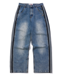 SPORT CHAMBER（スポーツチャンバー）の「SC Track Denim Pants (Blue)（デニムパンツ・メンズ）」