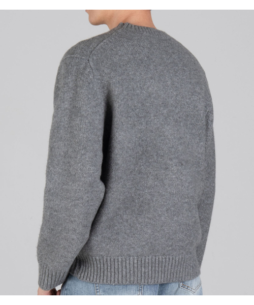 BUTTON SEOUL(ボタンソウル)の「ウールブレンドラウンドヘビーニット(グレー)(ニット/セーター・メンズ・その他・LARGE/X-LARGE/MEDIUM)」の9枚目の写真
