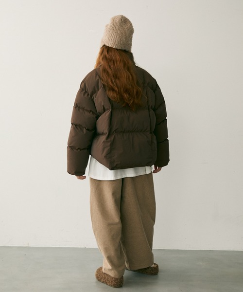 Crisp(クリスプ)の「ダブルタックチェックカーブパンツ(その他パンツ・レディース・ブラック/ブラウン・FREE)」の17枚目の写真