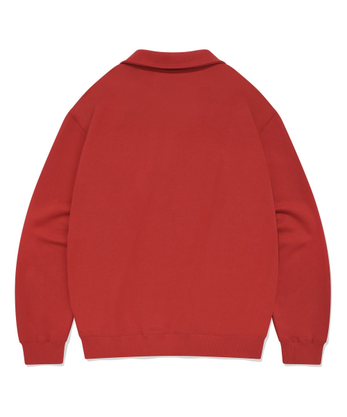 COVERNAT(カバーナット)の「Cロゴハーフジップスウェットレッド(その他トップス・レディース・その他・LARGE/MEDIUM/SMALL/X-LARGE)」の2枚目の写真
