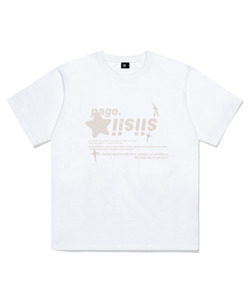 PAGESIISII(ページシシ)の「クリームクロムシシスタープリンティング半袖Tシャツホワイト(Tシャツ/カットソー・レディース・その他・LARGE/SMALL/MEDIUM)」の2枚目の写真