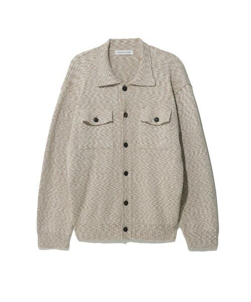 OVERSIZED KNITTED JACKET oatmeal — оверсайз вязаный жакет овсяный