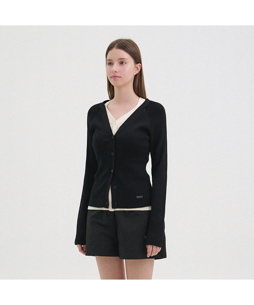 MICANE(ミケーネ)の「シェリー レイヤードストラップニット(ニット/セーター・レディース・ライトグレー/ブラック・SMALL/MEDIUM/LARGE/X-LARGE)」の1枚目の写真