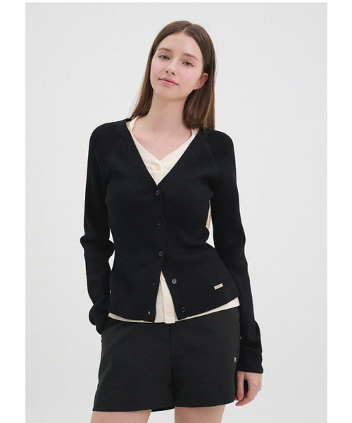 MICANE(ミケーネ)の「シェリー レイヤードストラップニット(ニット/セーター・レディース・ライトグレー/ブラック・SMALL/MEDIUM/LARGE/X-LARGE)」の4枚目の写真