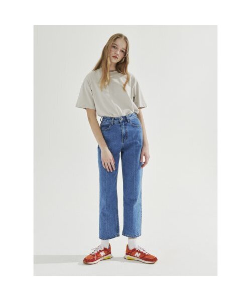Between A and B（ビトウィーンエイアンドビー）の「リサイクルワイドフィットデニムパンツ[ブルー]（デニムパンツ・レディース・ブルー・MEDIUM/SMALL）」の2枚目の写真