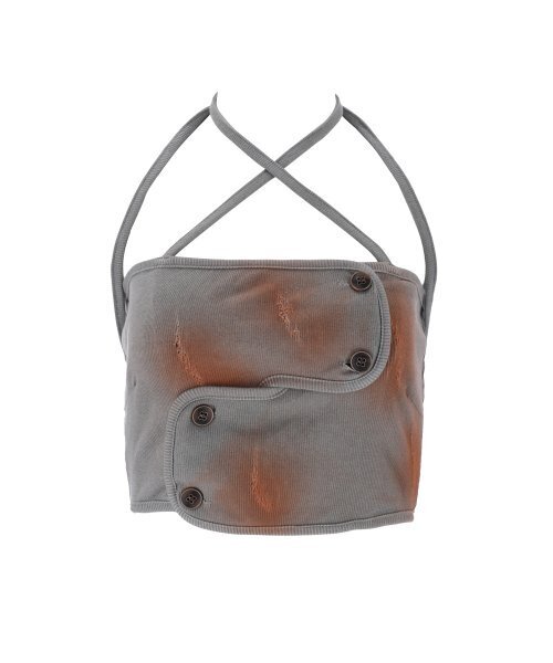 SETSETSET(セットセットセット)の「SIGNATURE CROSSOVER DAMAGE TANK TOP(Tシャツ/カットソー・レディース・その他・MEDIUM/SMALL)」の4枚目の写真