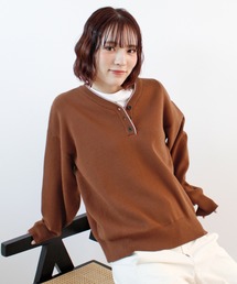 スウェット」に該当するニット/セーター（ブラウン/茶色系