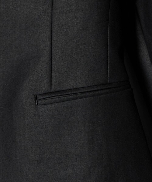 ASTRAET（アストラット）の「＜ASTRAET＞コットン シェイプ ノーカラージャケット（ノーカラージャケット・レディース・ブラック・FREE）」の13枚目の写真