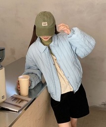 I.O.E（アイオイ）の「【韓国トレンド】キルティングカラージャケット（ダウンジャケット/コート）」