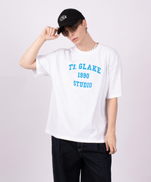 1990スタジオ オーバーサイズ 半袖Tシャツ ホワイト