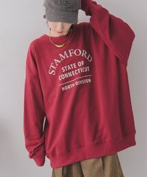 RETRO GIRL | フロッキープリントトレーナー(スウェット)