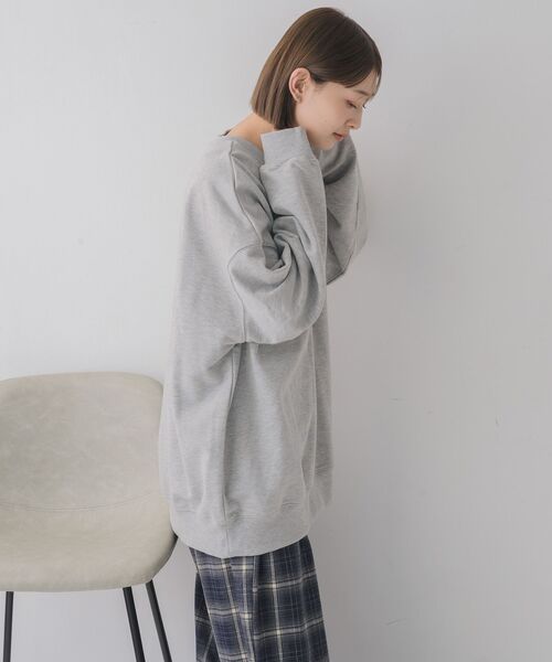 RETRO GIRL（レトロガール）の「フロッキープリントトレーナー（スウェット・レディース・ライトグレー/レッド/ブルー・FREE）」の20枚目の写真