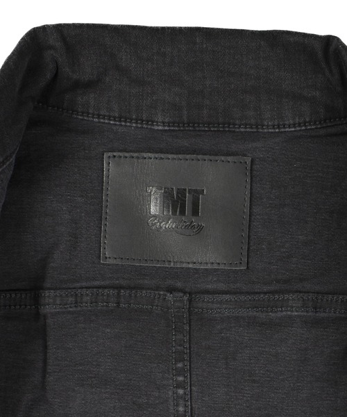 TMT（ティーエムティー）の「【TMT/ティーエムティー】STRETCH COMFY DENIM JACKET（デニムジャケット・メンズ・ブラック/チャコールグレー・MEDIUM/LARGE/X-LARGE/SMALL）」の9枚目の写真