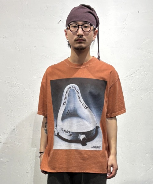 DIET BUTCHER SLIM SKIN(ダイエットブッチャースリムスキン)の「DIET BUTCHER SLIM SKIN / DADAietbutcher / ダイエットブッチャースリムスキン(Tシャツ/カットソー・メンズ・オレンジ/アイボリー/チャコールグレー・M/L/S/M)」の6枚目の写真