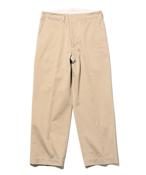 BEAMS PLUS（ビームスプラス）の「WORK Trousers 60/2 Twill（その他パンツ・メンズ・サックスブルー/ブラック/ベージュ・LARGE/MEDIUM/SMALL）」の3枚目の写真