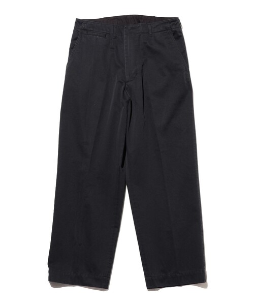 BEAMS PLUS（ビームスプラス）の「WORK Trousers 60/2 Twill（その他パンツ・メンズ・サックスブルー/ブラック/ベージュ・LARGE/MEDIUM/SMALL）」の2枚目の写真
