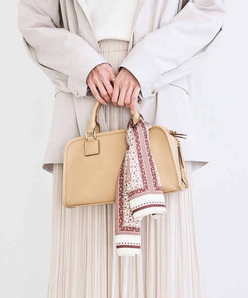 ROPE' PICNIC(ロペピクニック)の「花柄×パターン柄スカーフ 70cm(バンダナ/スカーフ・レディース・ブラック系その他/ブラウン系その他2・FREE)」の15枚目の写真