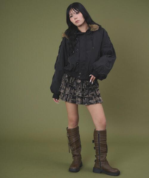 dispark（ディスパーク）の「DISPARK/N2Bジャケット（ブルゾン・レディース・ブラック・FREE）」の14枚目の写真