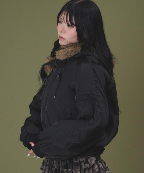 dispark（ディスパーク）の「DISPARK/N2Bジャケット（ブルゾン・レディース・ブラック・FREE）」の15枚目の写真