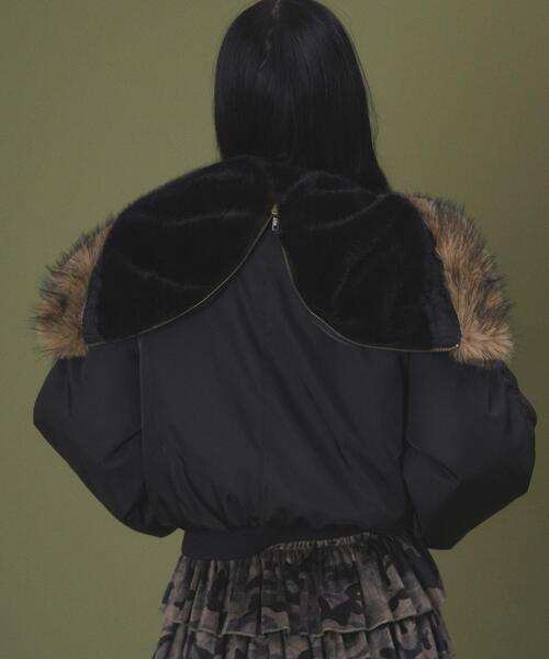 dispark（ディスパーク）の「DISPARK/N2Bジャケット（ブルゾン・レディース・ブラック・FREE）」の4枚目の写真