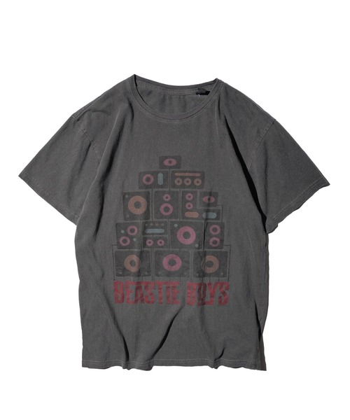 THRIFTY LOOK(スリフティールック)の「THRIFTY LOOK / スリフティールック PIGMENT "BEASTIE BOYS" TEE ビースティーボーイズ バンドTシャツ ピグメント加工(Tシャツ/カットソー・メンズ・ブラック・LARGE)」の2枚目の写真