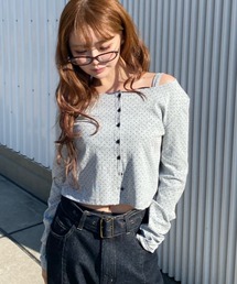 RAY CASSIN | キャミセットコンパクトカーディガン(カーディガン/ボレロ)