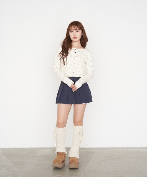 RAY CASSIN(レイカズン)の「キャミセットコンパクトカーディガン(カーディガン/ボレロ・レディース・アイボリー/ブラック系その他2/ホワイト系その他2/グレー系その他2・FREE)」の16枚目の写真