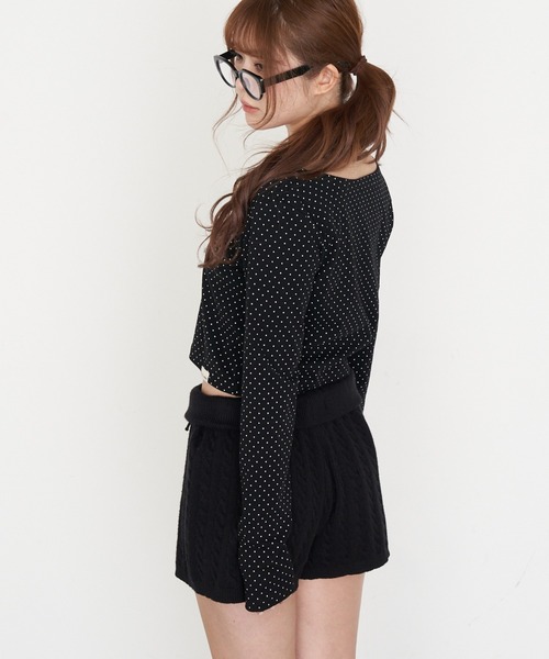 RAY CASSIN(レイカズン)の「キャミセットコンパクトカーディガン(カーディガン/ボレロ・レディース・アイボリー/ブラック系その他2/ホワイト系その他2/グレー系その他2・FREE)」の18枚目の写真