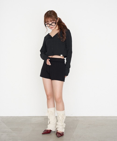 RAY CASSIN(レイカズン)の「キャミセットコンパクトカーディガン(カーディガン/ボレロ・レディース・アイボリー/ブラック系その他2/ホワイト系その他2/グレー系その他2・FREE)」の20枚目の写真