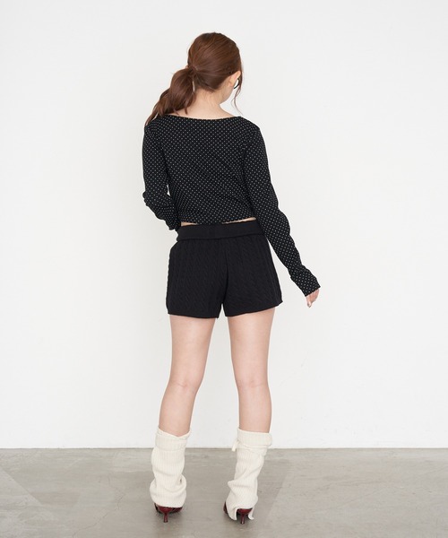 RAY CASSIN(レイカズン)の「キャミセットコンパクトカーディガン(カーディガン/ボレロ・レディース・アイボリー/ブラック系その他2/ホワイト系その他2/グレー系その他2・FREE)」の22枚目の写真