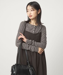 PROTAGONISTA（プロタゴニスタ）の「【別注】＜PROTAGONISTA＞ヘンリーネック ロングスリーブ Tシャツ（Tシャツ/カットソー）」