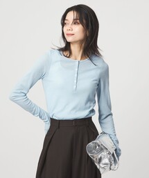 PROTAGONISTA（プロタゴニスタ）の「【別注】＜PROTAGONISTA＞ヘンリーネック ロングスリーブ Tシャツ（Tシャツ/カットソー）」