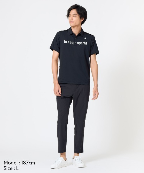 le coq sportif(ルコックスポルティフ)の「接触冷感ストレッチポロシャツ(ポロシャツ・メンズ・ブルー/レッド/ブラック/ネイビー・XL/M/L/XXL/S)」の6枚目の写真