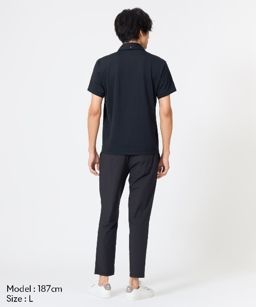 le coq sportif(ルコックスポルティフ)の「接触冷感ストレッチポロシャツ(ポロシャツ・メンズ・ブルー/レッド/ブラック/ネイビー・XL/M/L/XXL/S)」の7枚目の写真