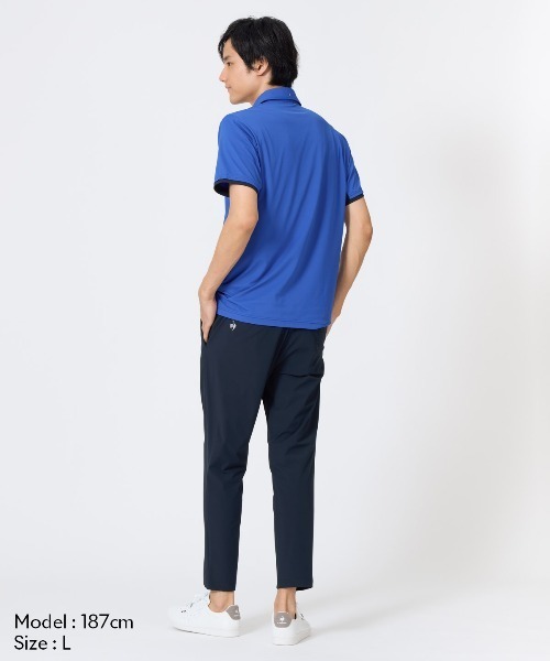 le coq sportif(ルコックスポルティフ)の「接触冷感ストレッチポロシャツ(ポロシャツ・メンズ・ブルー/レッド/ブラック/ネイビー・XL/M/L/XXL/S)」の15枚目の写真