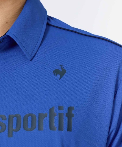 le coq sportif(ルコックスポルティフ)の「接触冷感ストレッチポロシャツ(ポロシャツ・メンズ・ブルー/レッド/ブラック/ネイビー・XL/M/L/XXL/S)」の18枚目の写真