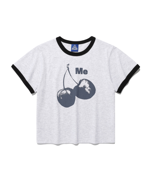 ISTKUNST（イストクンスト）の「チェリークロップリンガーティー_ライトグレー(IK2FMFT527A)（Tシャツ/カットソー・レディース・ライトグレー・FREE）」の6枚目の写真