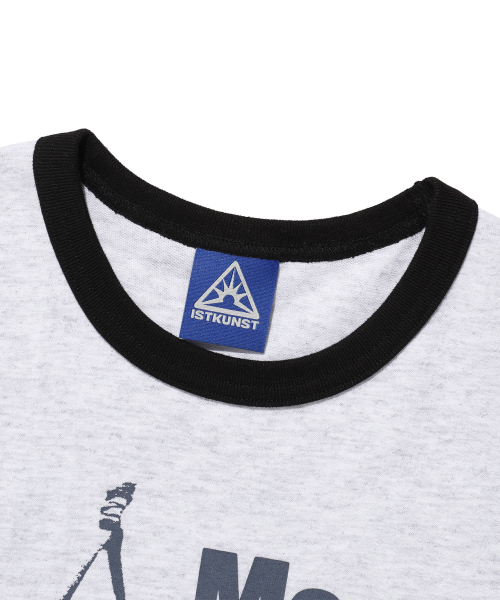 ISTKUNST（イストクンスト）の「チェリークロップリンガーティー_ライトグレー(IK2FMFT527A)（Tシャツ/カットソー・レディース・ライトグレー・FREE）」の8枚目の写真