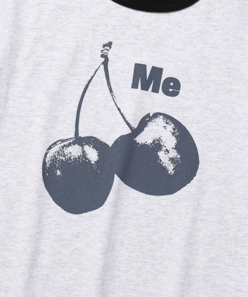 ISTKUNST（イストクンスト）の「チェリークロップリンガーティー_ライトグレー(IK2FMFT527A)（Tシャツ/カットソー・レディース・ライトグレー・FREE）」の9枚目の写真