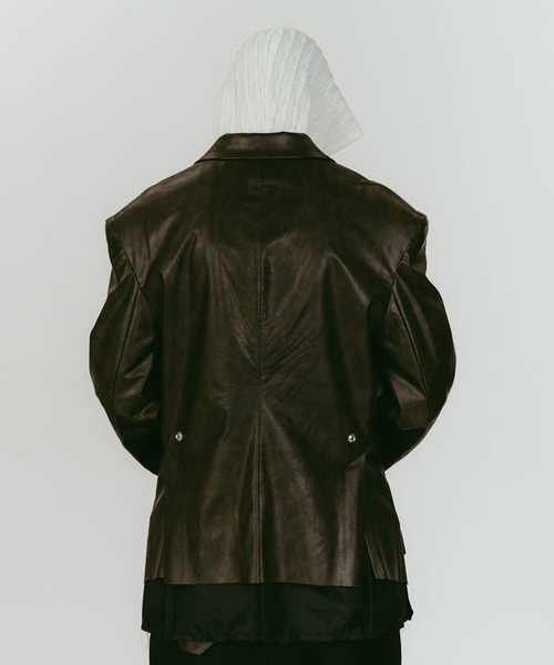 Knuth Marf(クヌースマーフ)の「【Knuth Marf】vintage tailored jacket(その他アウター・レディース・グレー/ブラック/ブラウン・FREE)」の15枚目の写真