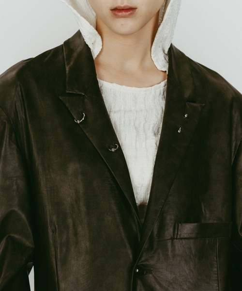 Knuth Marf(クヌースマーフ)の「【Knuth Marf】vintage tailored jacket(その他アウター・レディース・グレー/ブラック/ブラウン・FREE)」の20枚目の写真