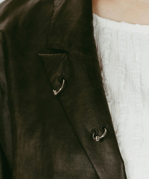 Knuth Marf(クヌースマーフ)の「【Knuth Marf】vintage tailored jacket(その他アウター・レディース・グレー/ブラック/ブラウン・FREE)」の21枚目の写真