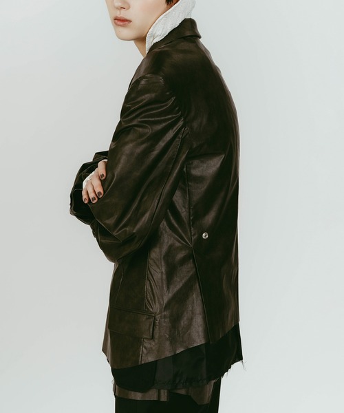 Knuth Marf(クヌースマーフ)の「【Knuth Marf】vintage tailored jacket(その他アウター・レディース・グレー/ブラック/ブラウン・FREE)」の13枚目の写真