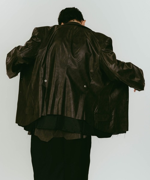 Knuth Marf(クヌースマーフ)の「【Knuth Marf】vintage tailored jacket(その他アウター・レディース・グレー/ブラック/ブラウン・FREE)」の14枚目の写真