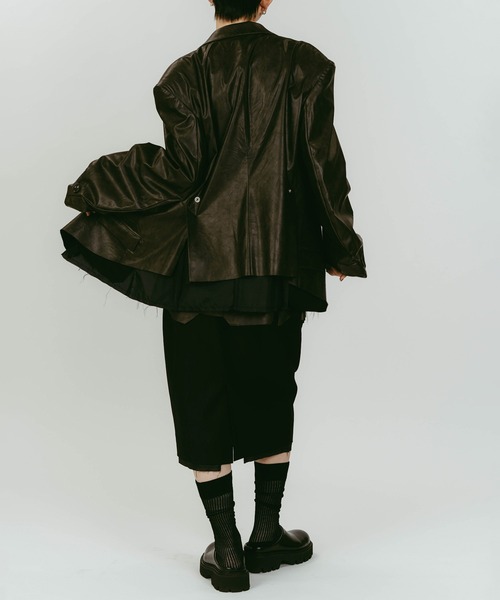 Knuth Marf(クヌースマーフ)の「【Knuth Marf】vintage tailored jacket(その他アウター・レディース・グレー/ブラック/ブラウン・FREE)」の18枚目の写真