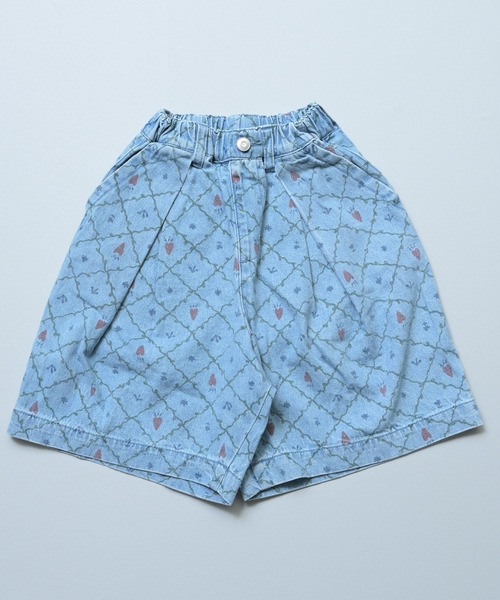 MARKEY'S(マーキーズ)の「デニムオーバーサイズタックキュロットパンツ(その他パンツ・キッズ・ネイビー/ライトブルー・S/M/L/LL)」の17枚目の写真